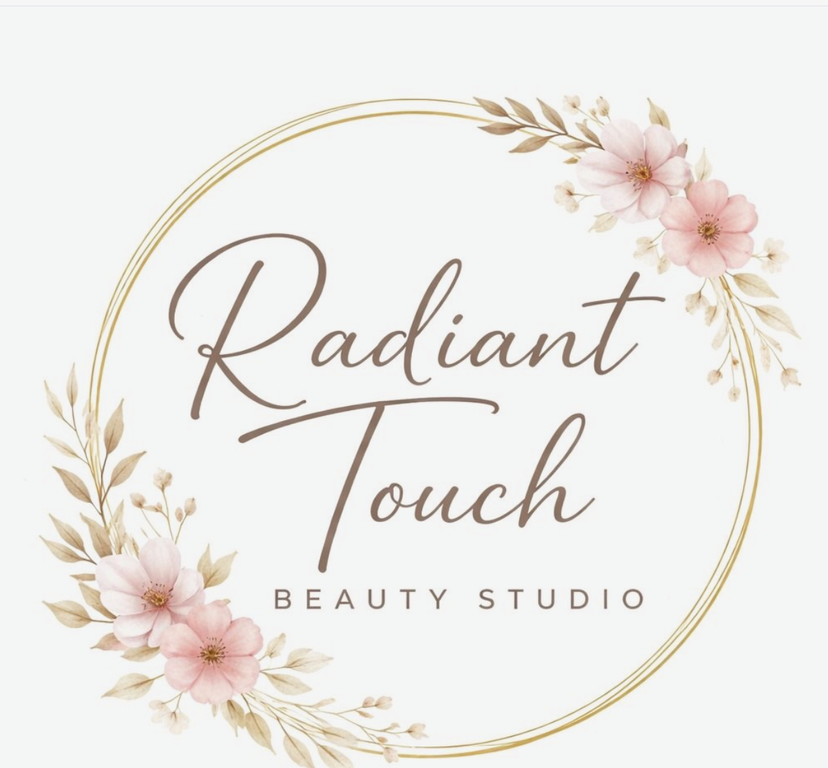 Radiant Touch Beauty Studio logo